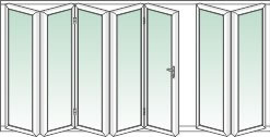 Digah -Custom Colorful Aluminium Frame Folding Patio Doors | Aluminium Door-10