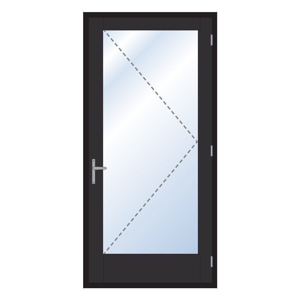 Digah -Best Customized Aluminium Frame French Swinging Doors Digah-11