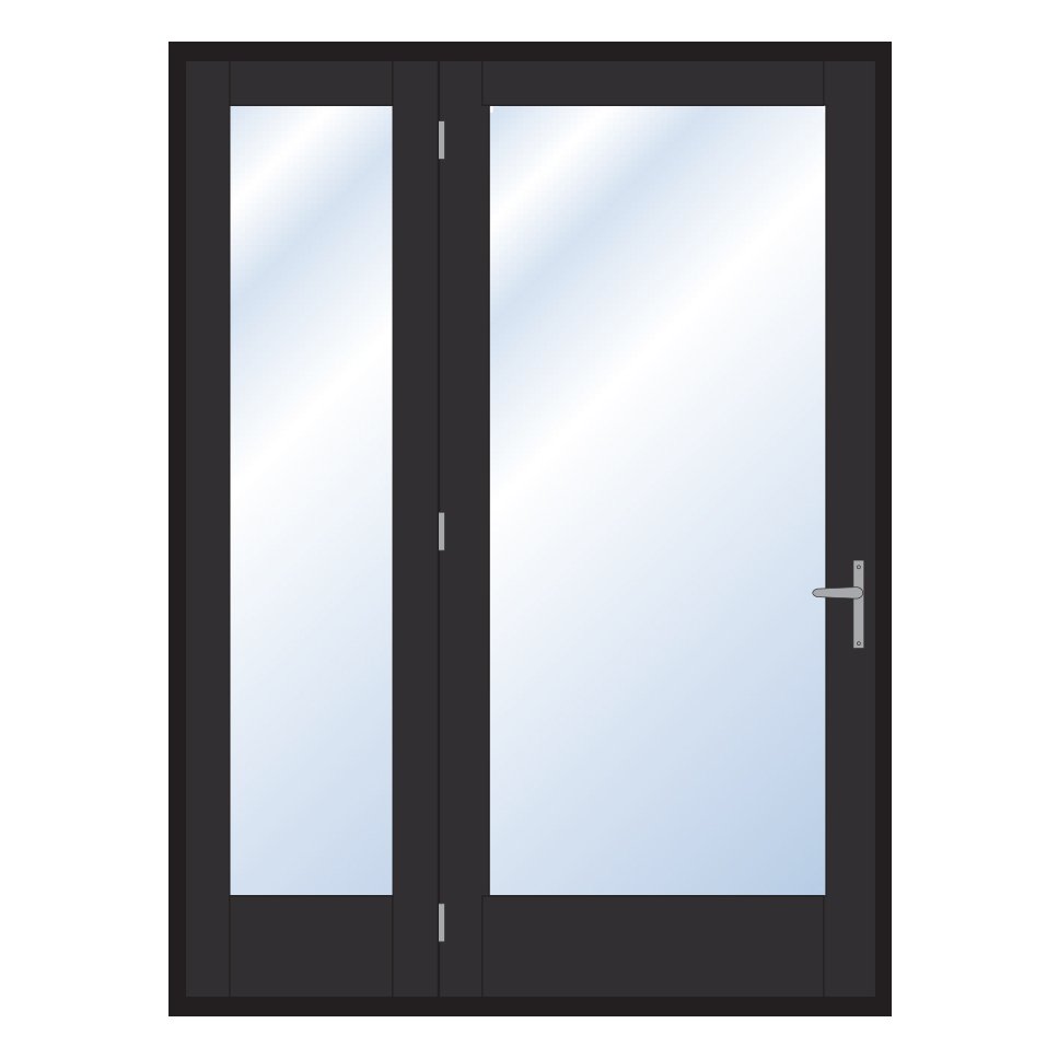 Digah -Best Customized Aluminium Frame French Swinging Doors Digah-13