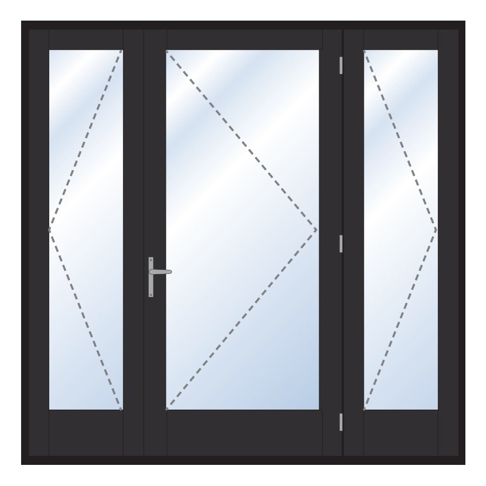 Digah -High-quality Colorful Aluminium Frame Swinging Glass Doors Factory-20