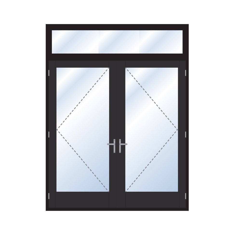 Digah -Find Custom Aluminium Frame French Swing Doors | Manufacture-23