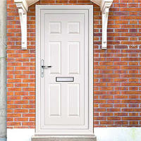 Laminate Coated Composite Veneer Flush PVC Door
