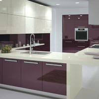 Customized Different Designs of UV Kitchen Cabinets